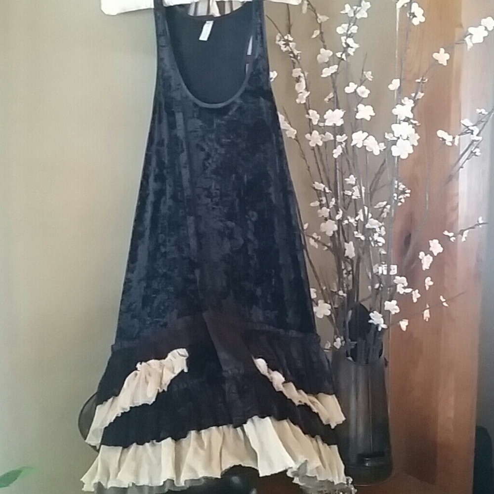 FREE PEOPLE  velvet dress...Gorgeous!!